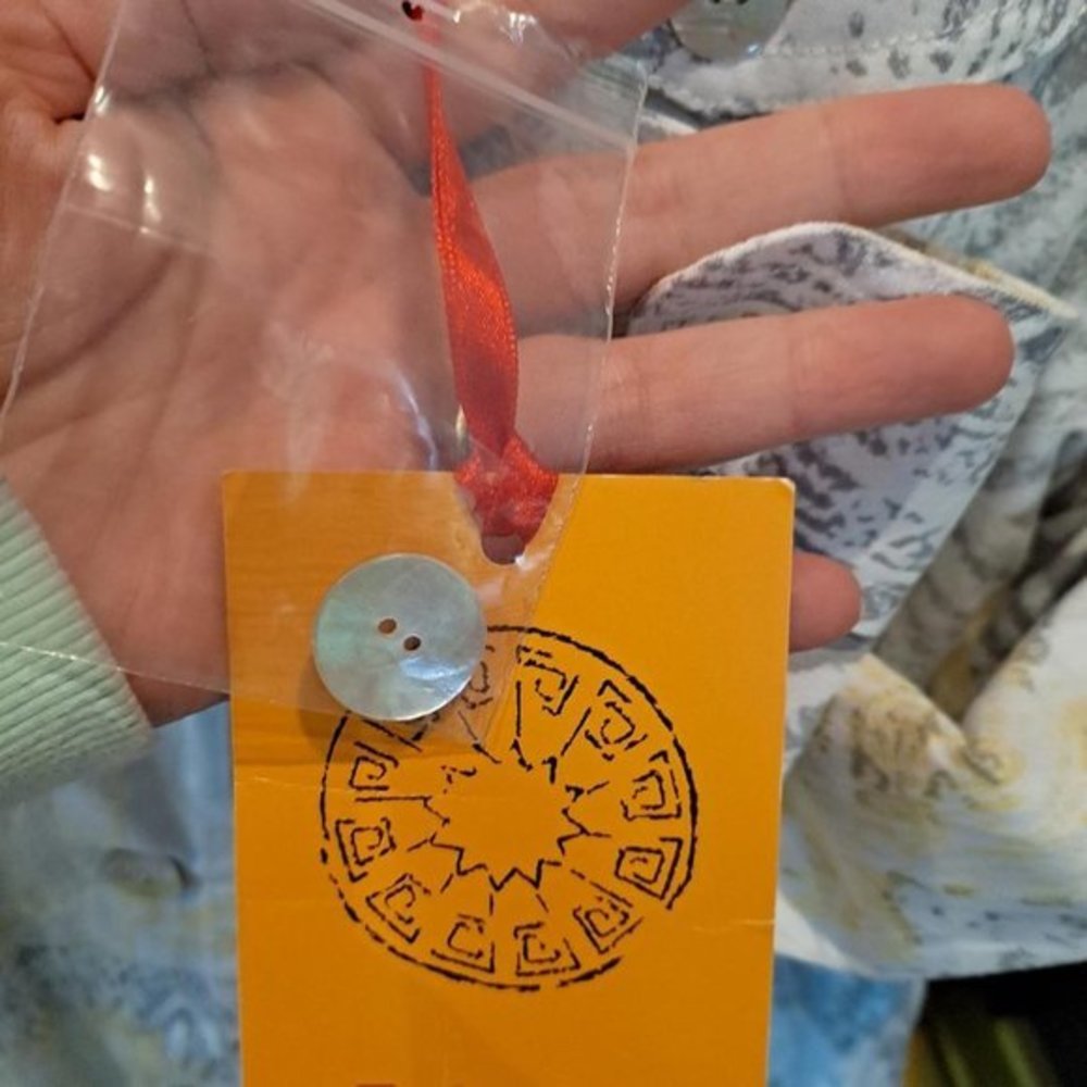 Ruby Rd Button Up Shirt Yellow And Gray Design Si… - image 3